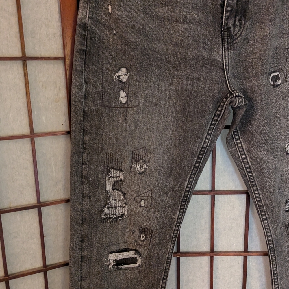Levi's 512 Slim Taper Grey Sz 30x32 - Picture 6 of 8